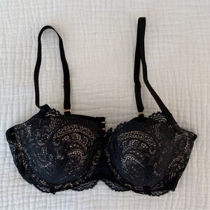 ThirdLove 24/7 Lace Contour Bra Black 34C½ NW/OT
